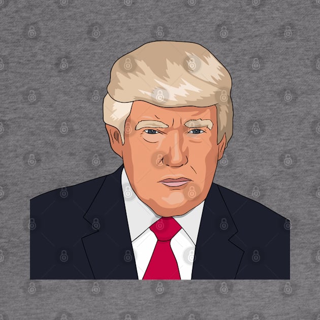 Trump Portrait by Mako Design 